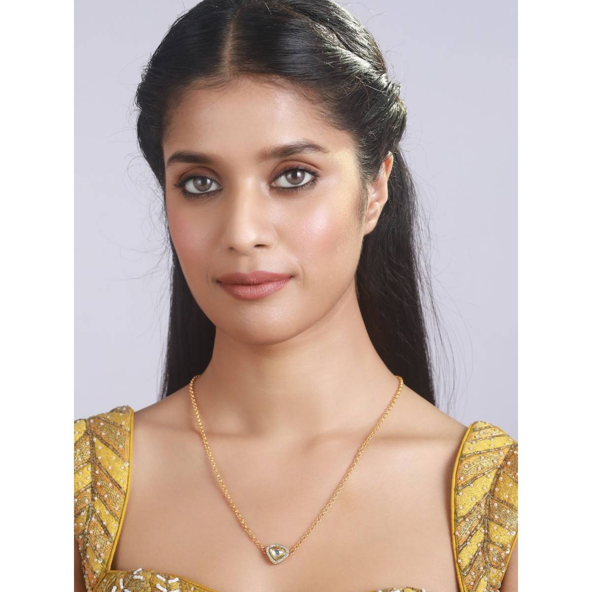 Aatmana Gold Plated & Kundan Studded Necklace