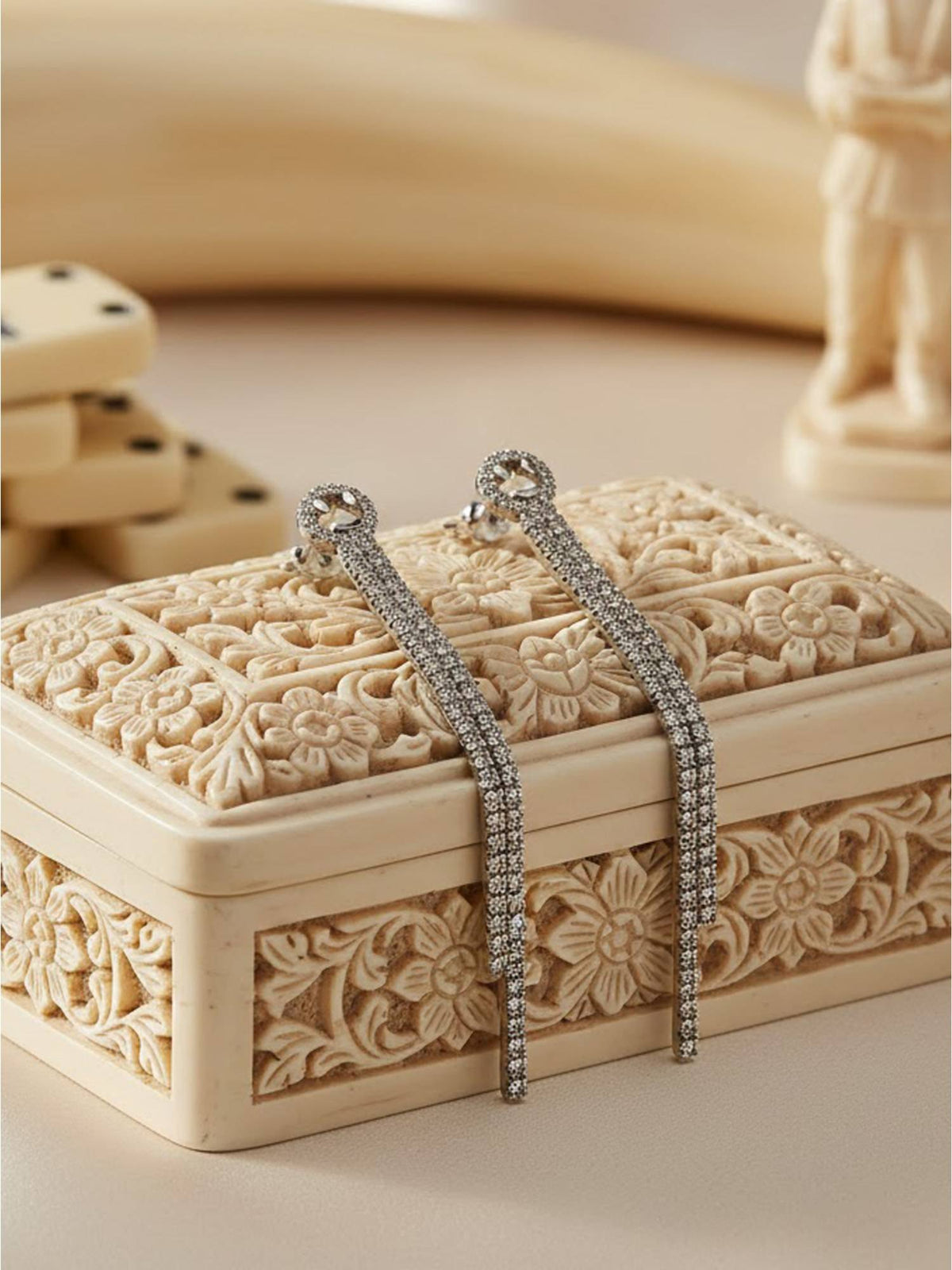 925 SILLER Women Radiant Silver Tiered Tassel Dangler Earrings