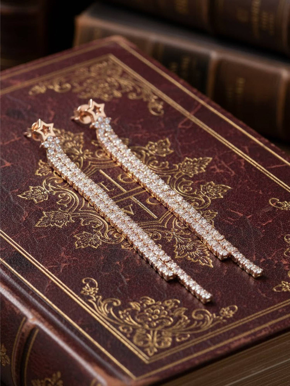 925 SILLER Women The Starlight Cascade Drop Earrings