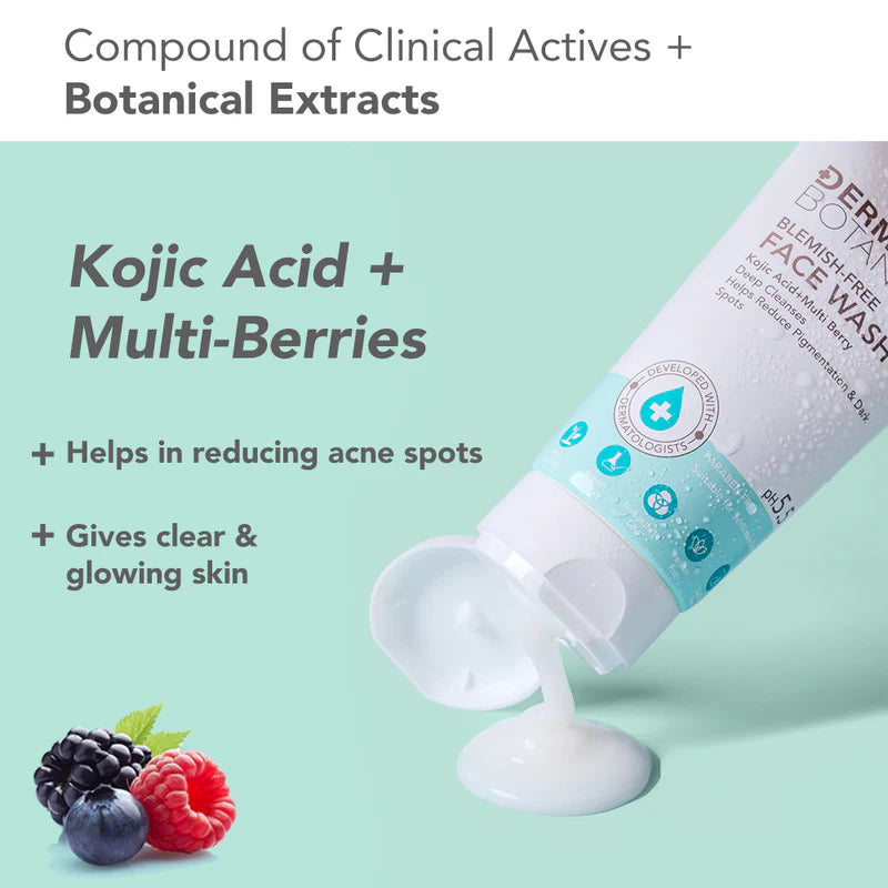 Lotus Herbals - Dermabotanics Kojic Acid + Multi Berry Blemish Free Facewash