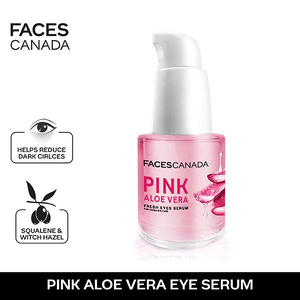 FACES CANADA - Pink Aloe Vera Fresh Eyes Serum (15mL)