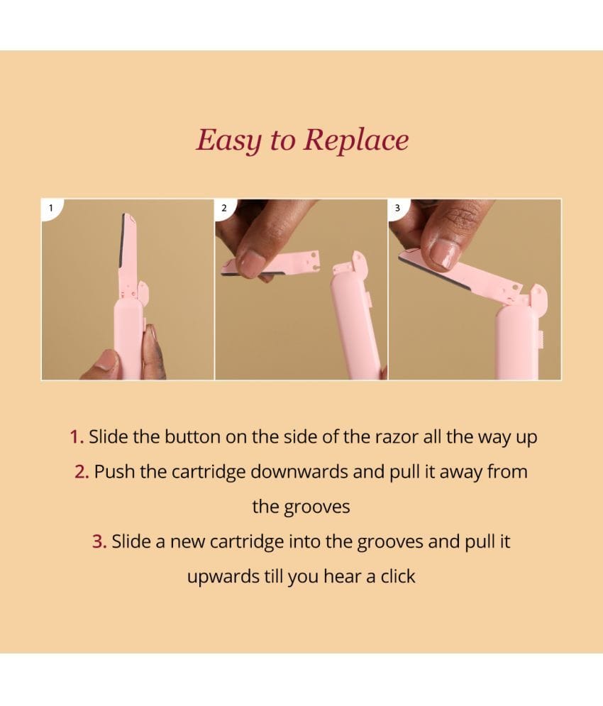 Carmesi -  Facial Razor Reset Refill Pack (3 Cartridges)