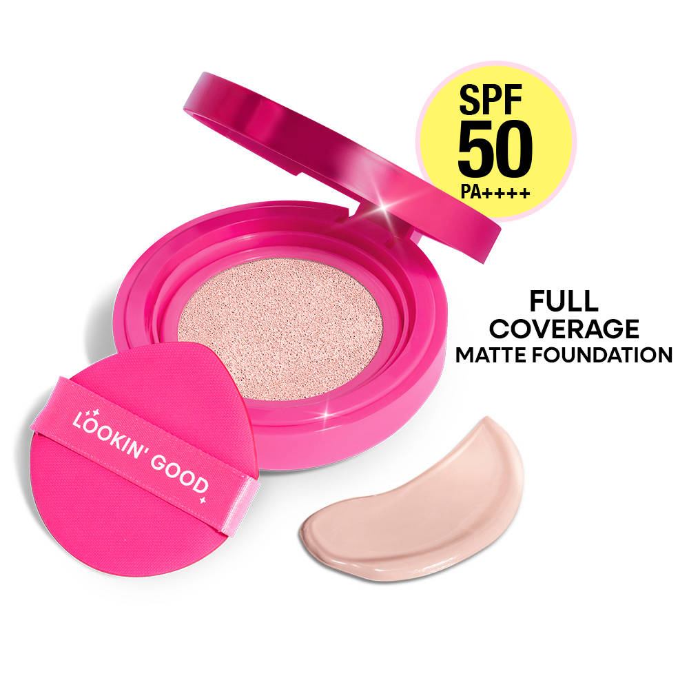 Nykaa Cosmetics Magic Cover Full Coverage Matte Cushion Foundation with SPF 50 PA++++