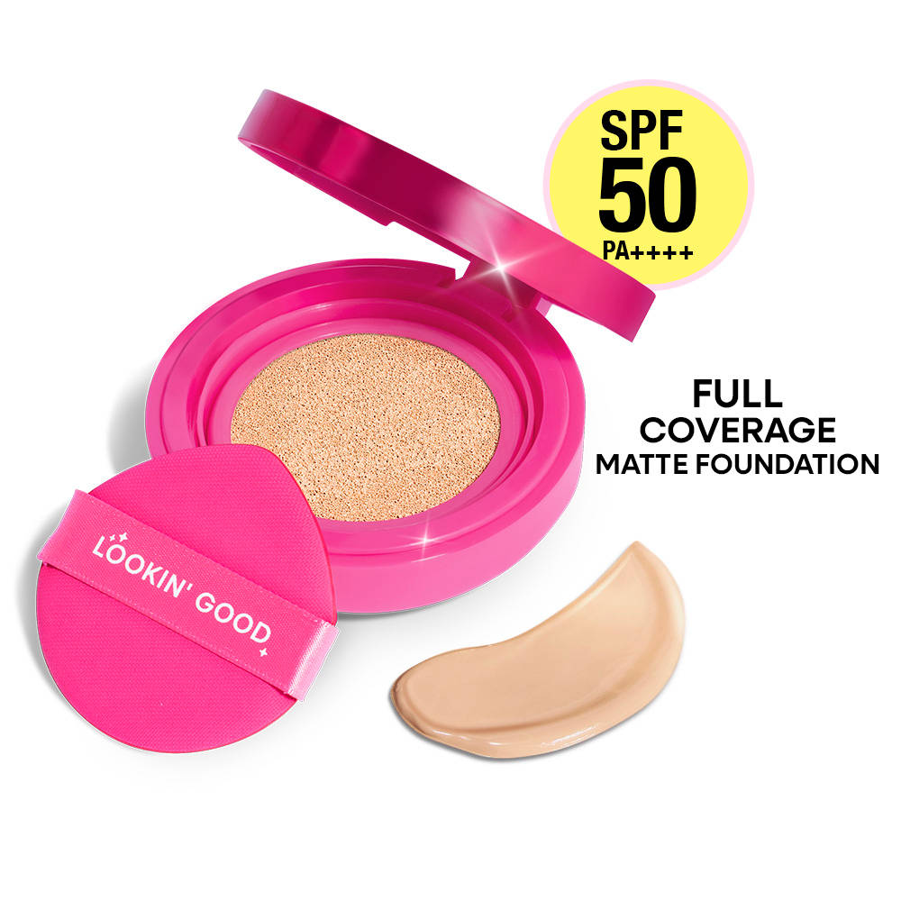 Nykaa Cosmetics Magic Cover Full Coverage Matte Cushion Foundation with SPF 50 PA++++