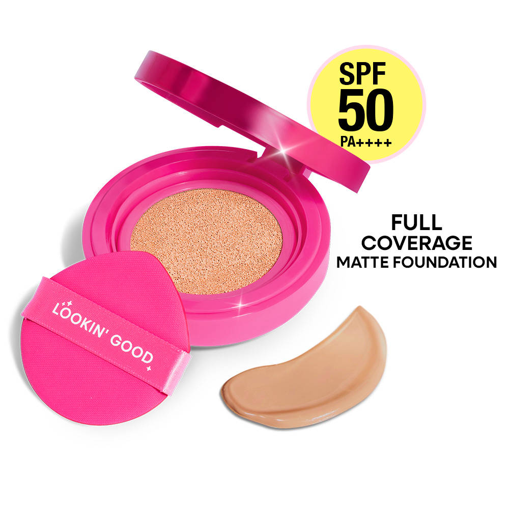 Nykaa Cosmetics Magic Cover Full Coverage Matte Cushion Foundation with SPF 50 PA++++