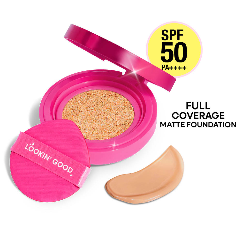 Nykaa Cosmetics Magic Cover Full Coverage Matte Cushion Foundation with SPF 50 PA++++