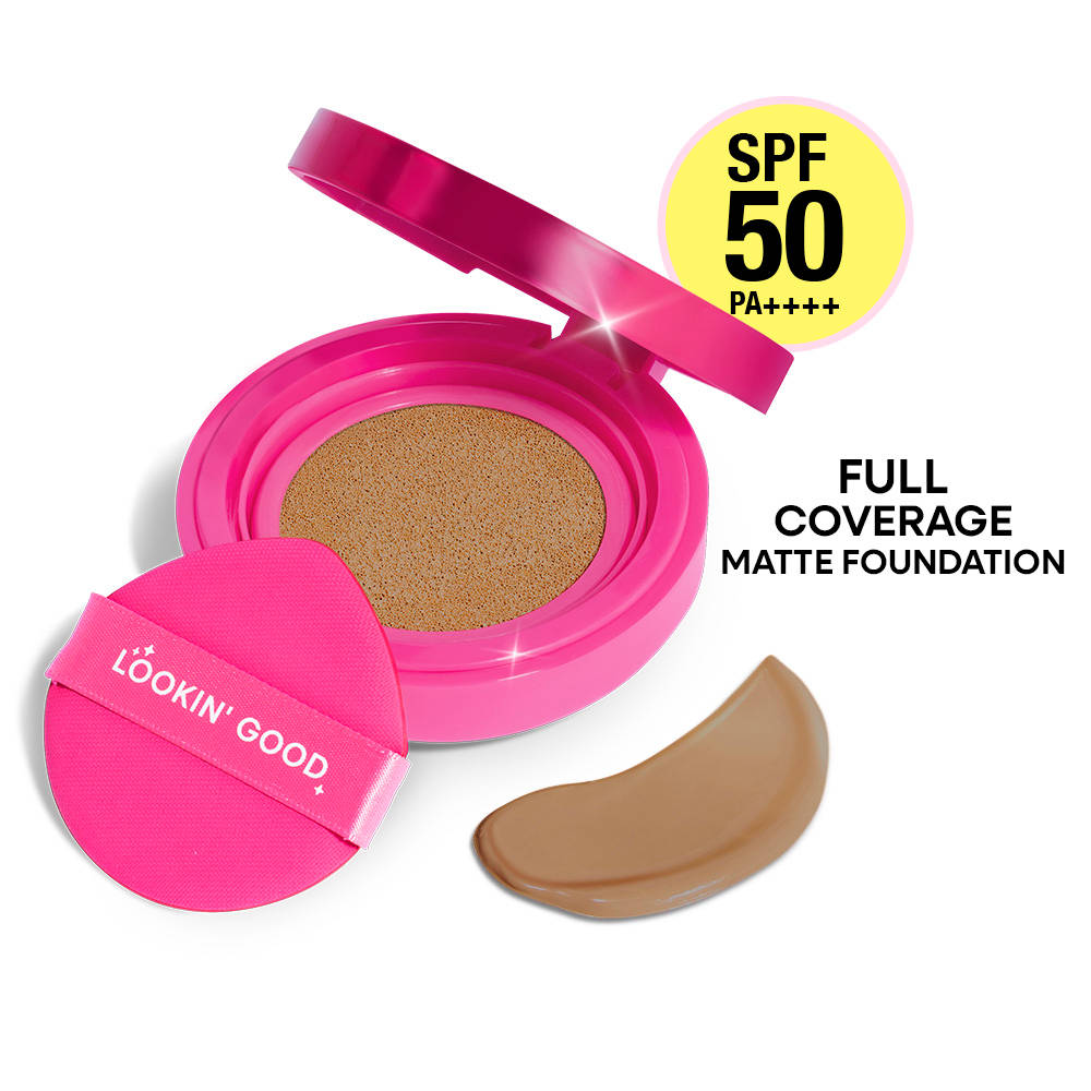 Nykaa Cosmetics Magic Cover Full Coverage Matte Cushion Foundation with SPF 50 PA++++