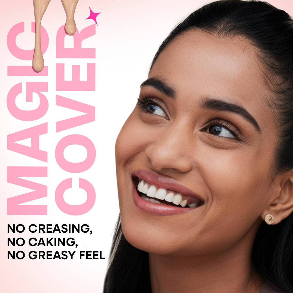 Nykaa Cosmetics Magic Cover Full Coverage Matte Cushion Foundation with SPF 50 PA++++