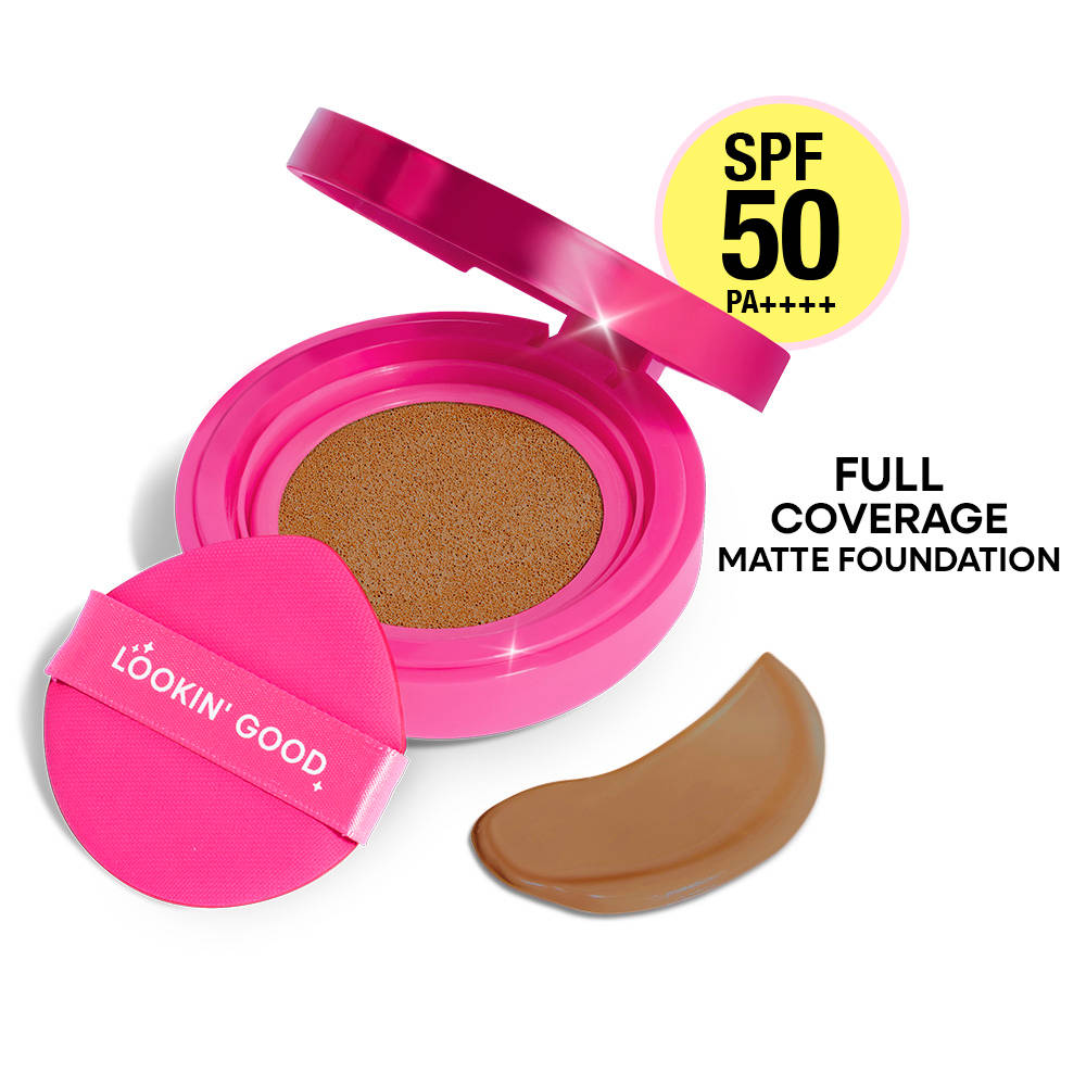 Nykaa Cosmetics Magic Cover Full Coverage Matte Cushion Foundation with SPF 50 PA++++