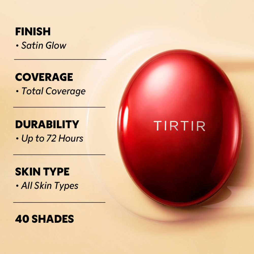 TIRTIR Mask Fit Red Mini Cushion Foundation - 27N Camel (4.5g)