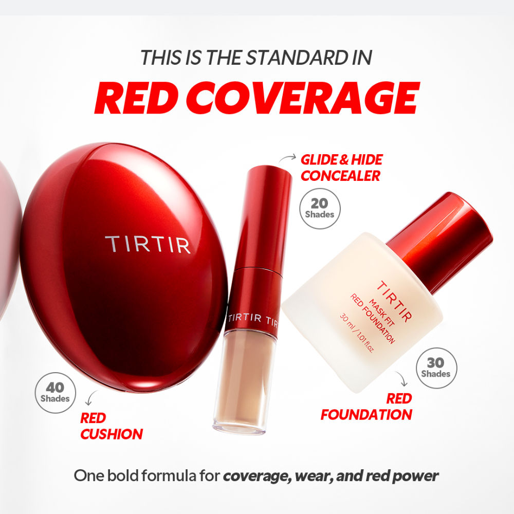 TIRTIR Mask Fit Red Foundation - 13N Fair Ivory (30ml)