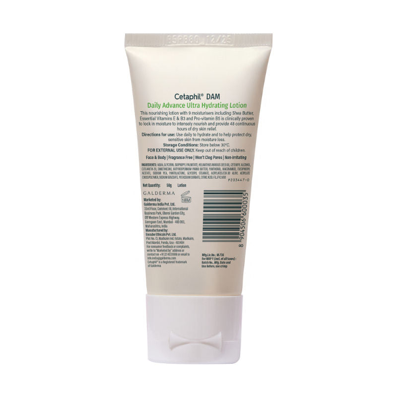 Cetaphil DAM Daily Advance Ultra Hydrating Lotion (50g)