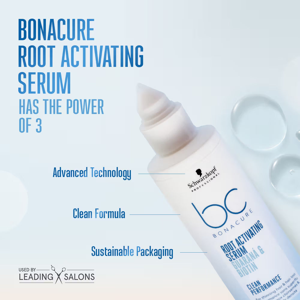 Schwarzkopf Professional - Bonacure Root Activating Serum For Thinning Hair  Biotin & Guarana (100ml)