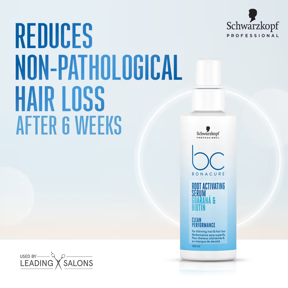 Schwarzkopf Professional - Bonacure Root Activating Serum For Thinning Hair  Biotin & Guarana (100ml)