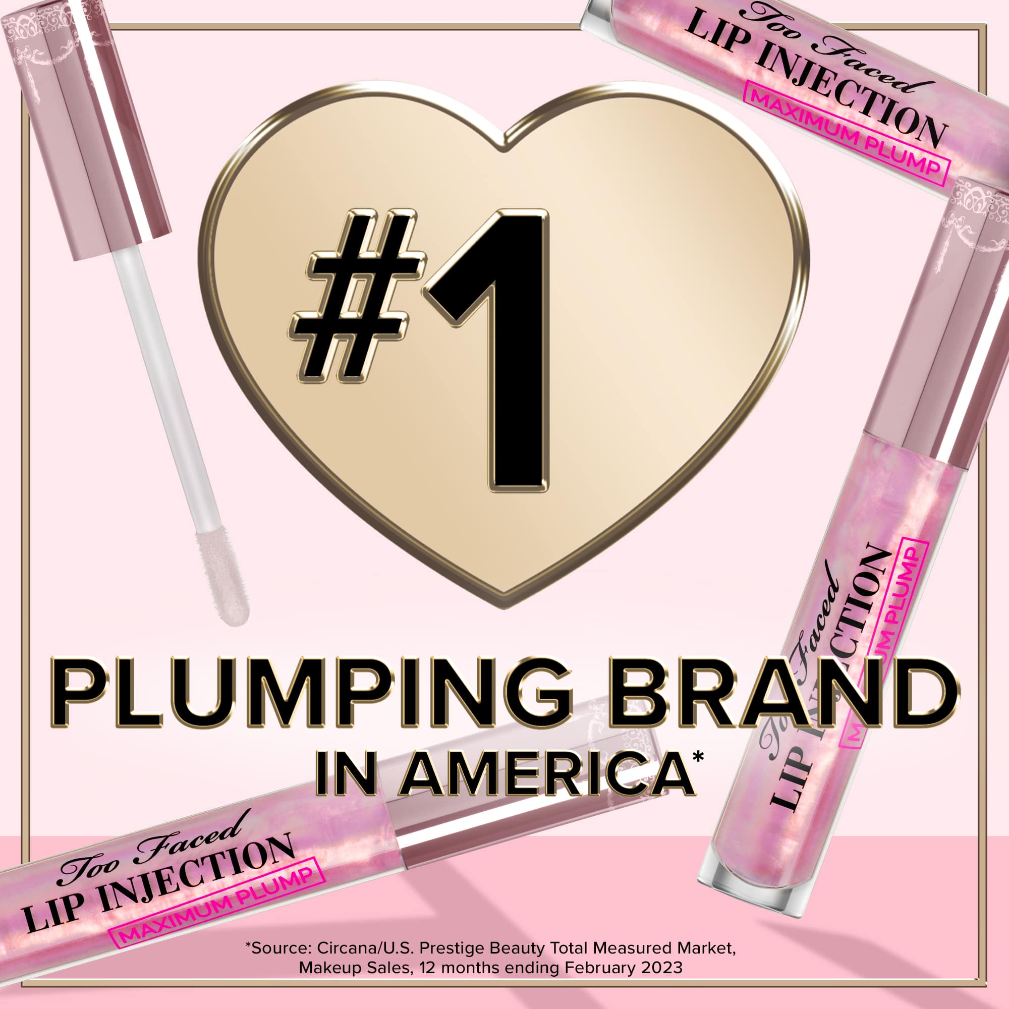 Too Faced Lip Injection Maximum Plump Lip Gloss - Travel Size (2.8g)