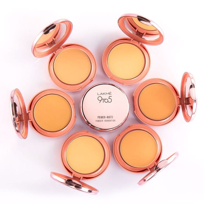 Lakme - 9 to 5 Primer + Matte Powder Foundation Compact (9g)
