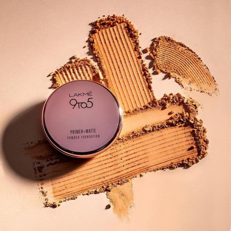 Lakme - 9 to 5 Primer + Matte Powder Foundation Compact (9g)