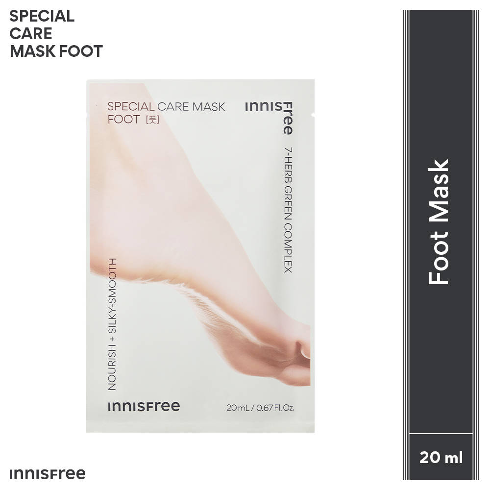 Innisfree Special Care Foot Mask - Softens & Nourishes Rough Feet