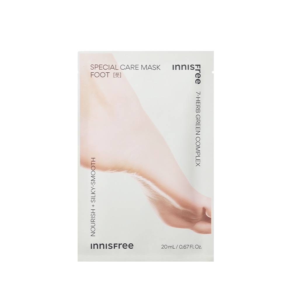 Innisfree Special Care Foot Mask - Softens & Nourishes Rough Feet