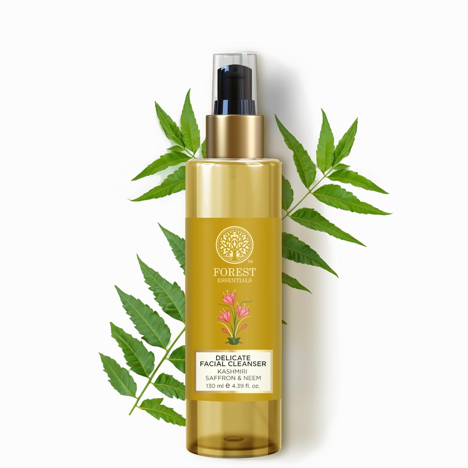 Forest Essentials Ayurvedic Purifying Face Wash with Saffron & Neem | For Normal to Oily Skin | Sulphate Free - BEAUTY BRATS