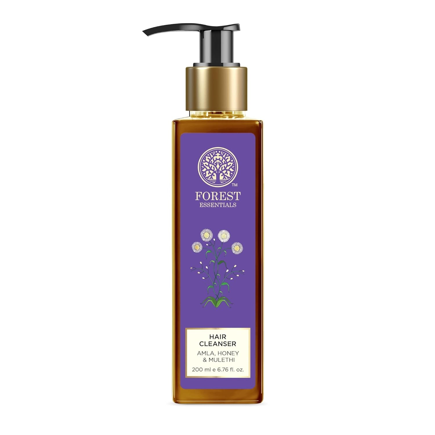 Forest Essentials Ayurvedic Shampoo Amla Honey & Mulethi | For Dull Dry Hair | Controls Hair Thinning & Breakage | Sulphate Free - BEAUTY BRATS
