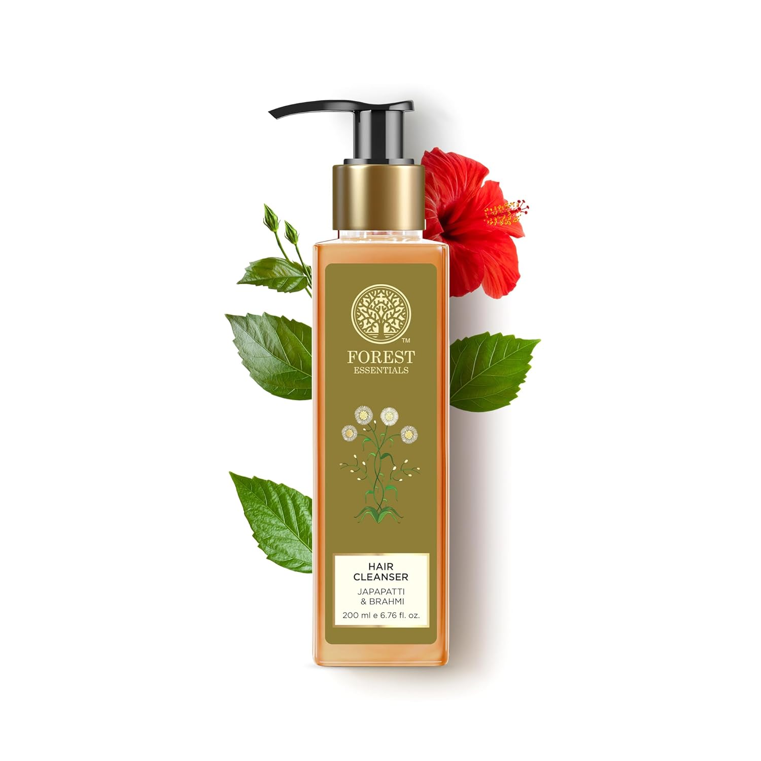 Forest Essentials Ayurvedic Shampoo Japapatti & Brahmi | Natural Remedy for Hair Fall & Dry, Frizzy & Chemically Treated Hair | Sulphate Free - BEAUTY BRATS