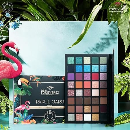 Forever 52 - 40 Color Luminous Eyeshadow Palette (Parul Garg Collection) Multicolured [PGE]