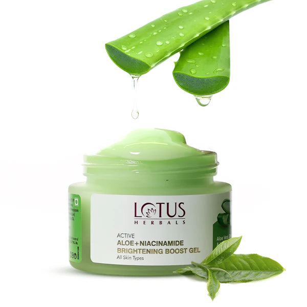 Lotus Herbals - Active Aloe + Niacinamide Brightening Boost Gel