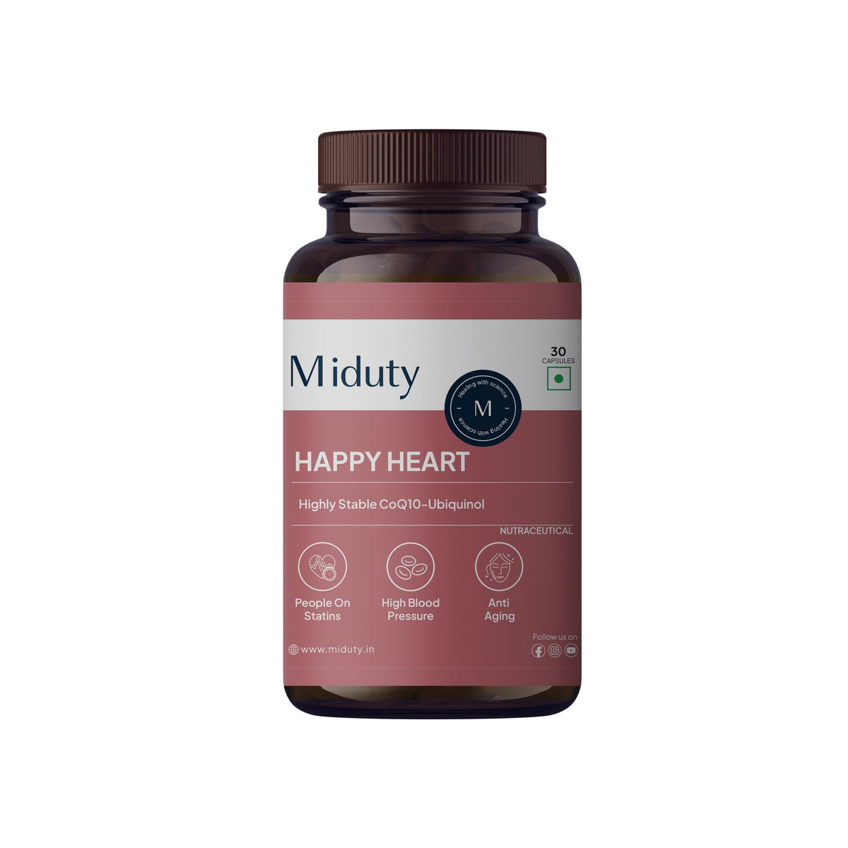 Miduty Happy Heart - Ubiquinol 98%