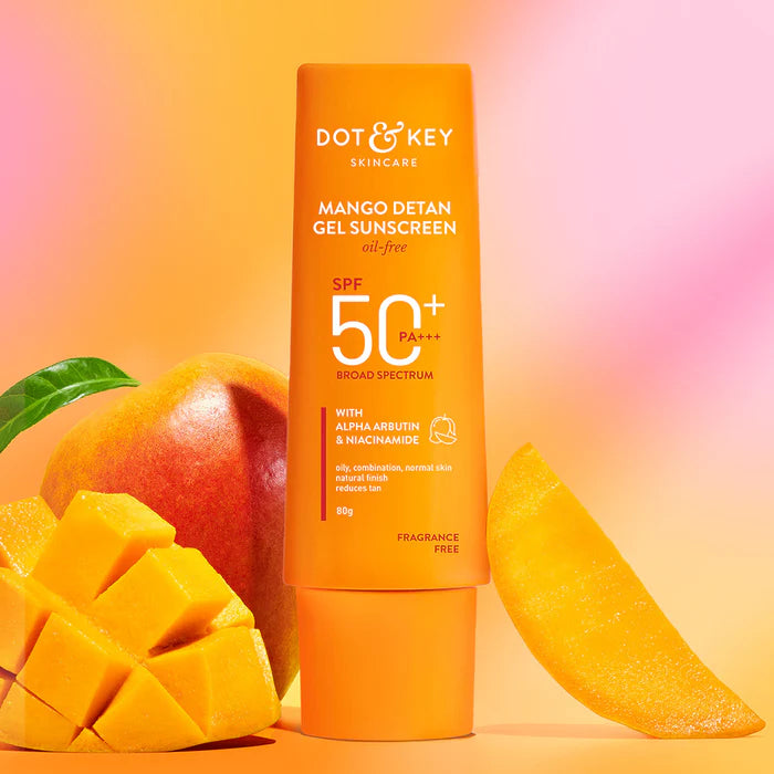 Dot & Key - Mango Detan Gel Sunscreen SPF 50 PA++++ (80g)