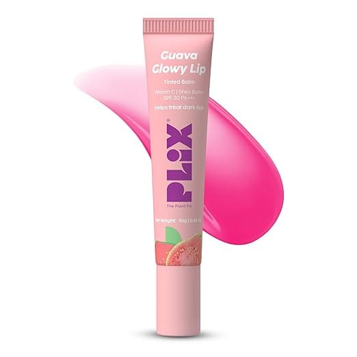 Plix - Guava Glowy Lip Tinted Balm Vitamin C Shea Butter Spf 30 PA+++ (10g)