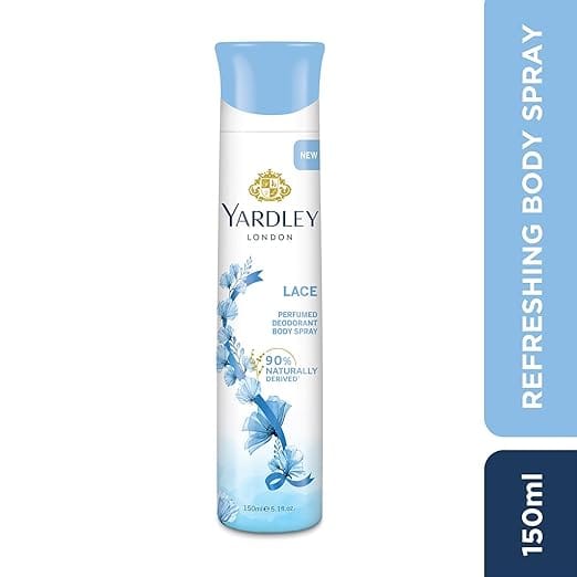 Yardley London - Lace Perfumed Deodrant Body Spray (150ML)