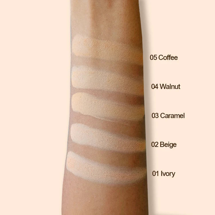 Flicka - Cover To Conquer Pressed Powder With Primer & SPF