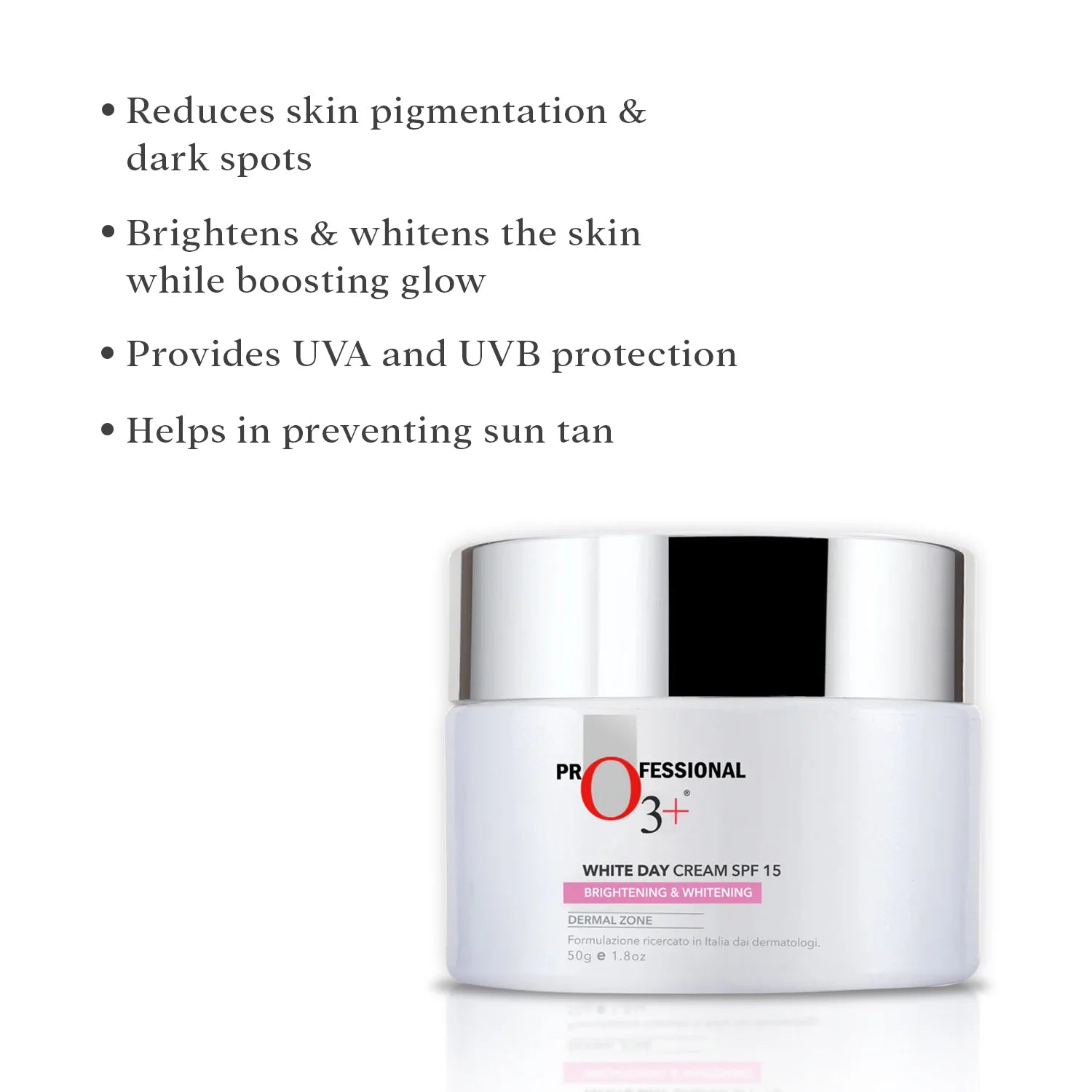 O3+ - White Day Cream SPF 15 Brightening & Whitening Dermal Zone (50g)