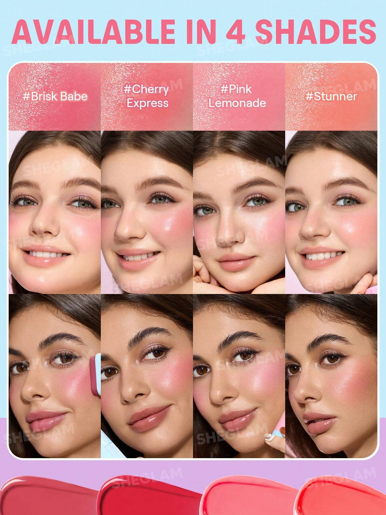 Sheglam - Glass Glow Blush Stick (15g)