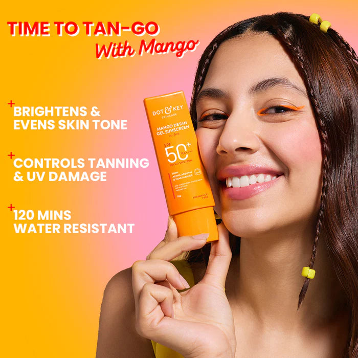 Dot & Key - Mango Detan Gel Sunscreen SPF 50 PA++++ (80g)