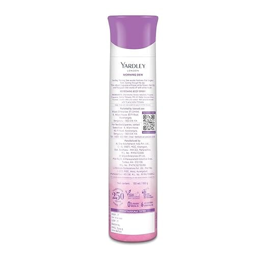 Yardley London - Morning Dew Refreshing Body Spray (150ML)