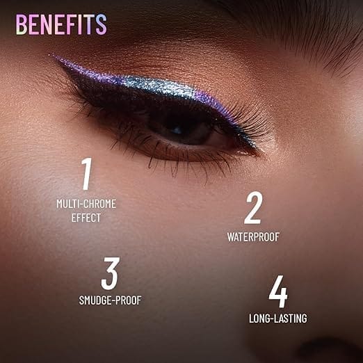 Swiss Beauty - Holographic Eyeliner Multi Chrome Effect