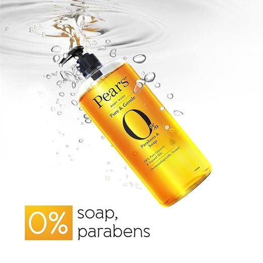 Pears - Pure & Gentle Body Wash 0% Parabens & Soap (750ML)