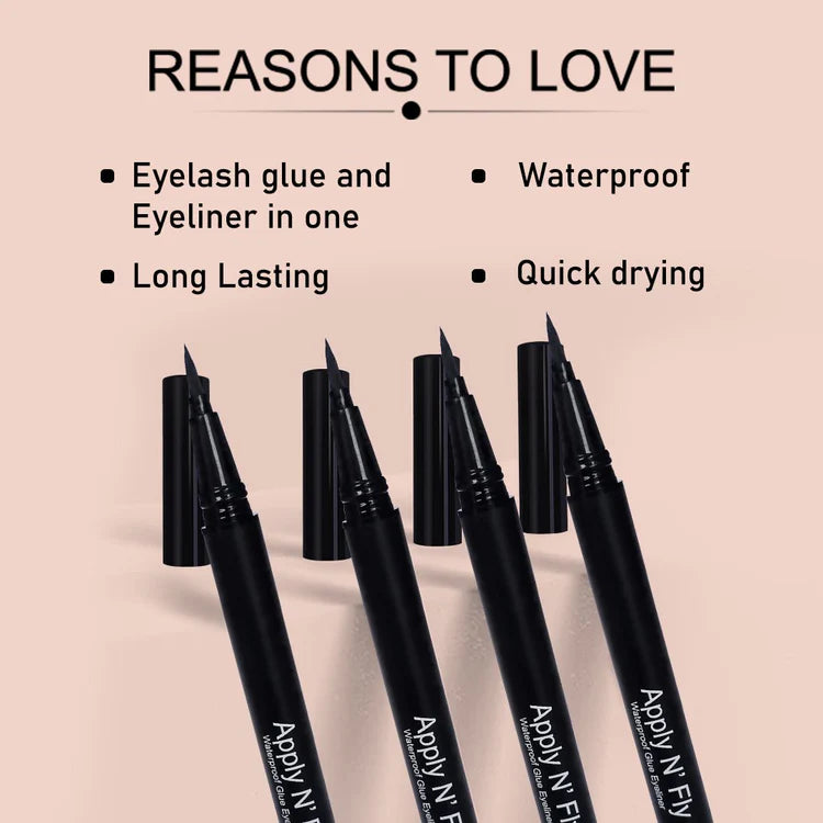 Flicka - Apply N' Fly Waterproof Glue Eyeliner