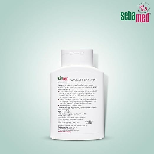 Sebamed - Olive Face & Body Wash (200ML)