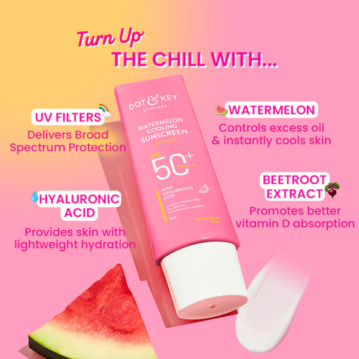 Dot & Key - Watermelon Cooling Sunscreen SPF 50 PA++++ (80g)