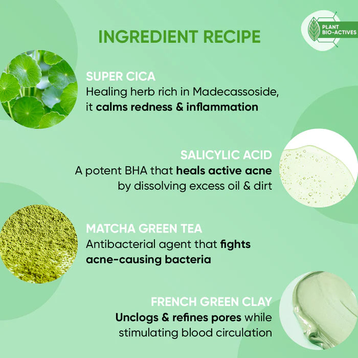 Dot & Key - Pollution + Acne Defense Green Clay Mask (85g)