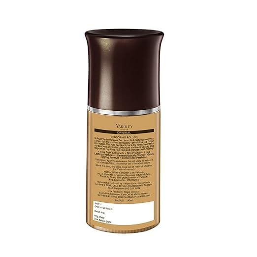 Yardley London - Original Deodrant Roll - On Anti - Perspirant (65ML)
