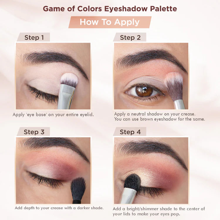 Flicka - Game Of Colors Eyeshadow Palette