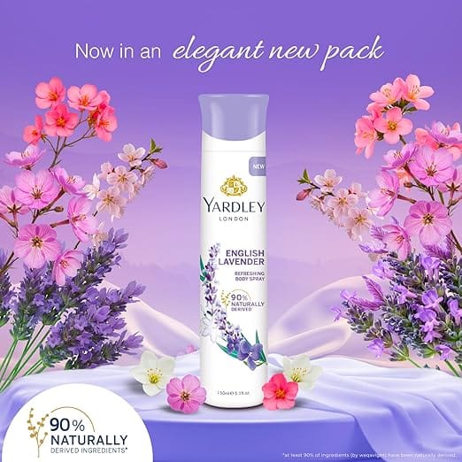 Yardley London - English Lavneder Refreshing Body Spray (150ML)