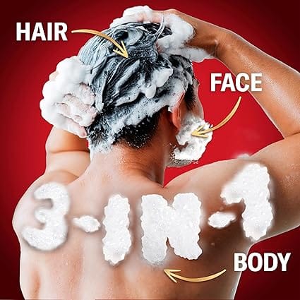 Old Spice - Captain Scent Of Fierce Ocean 3 In 1 Body , Hair , Face Wash (400ML)