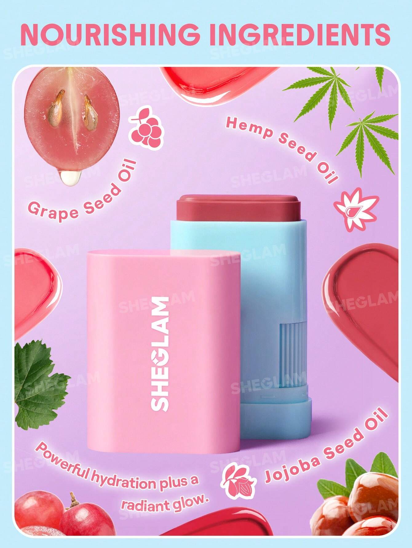 Sheglam - Glass Glow Blush Stick (15g)