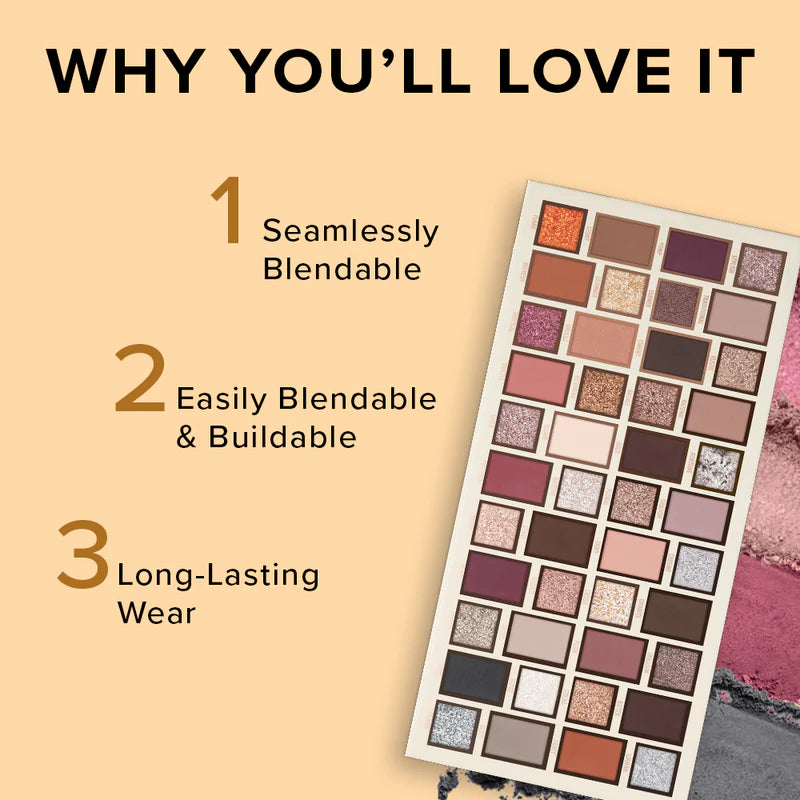 Character Cosmetics - 44 Pro Creations 44 Colors Eyeshadow Palette (FFE001)
