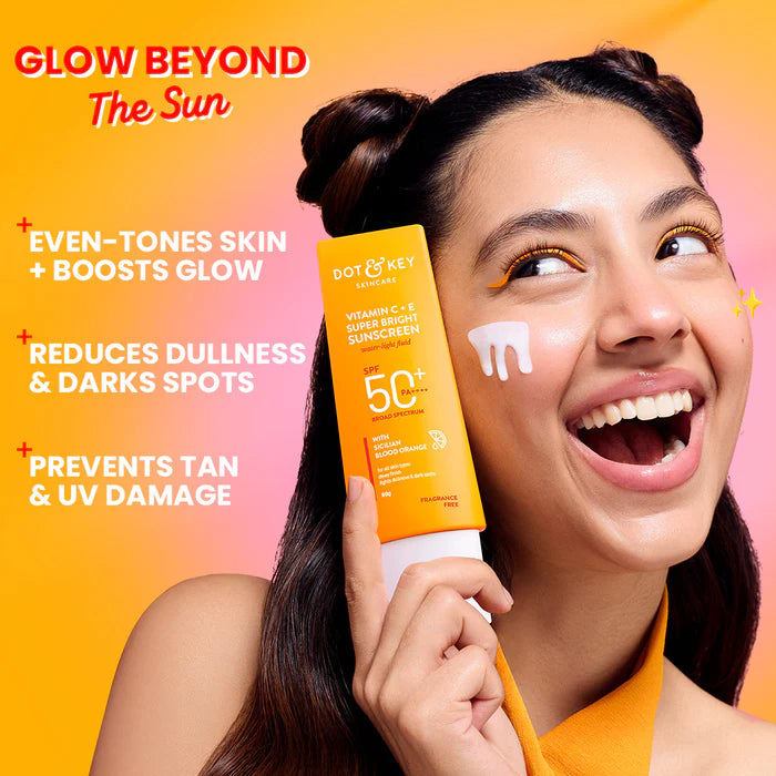 Dot & Key - Vitamin C + E Super Bright Sunscreen SPF 50 PA++++ (80g)